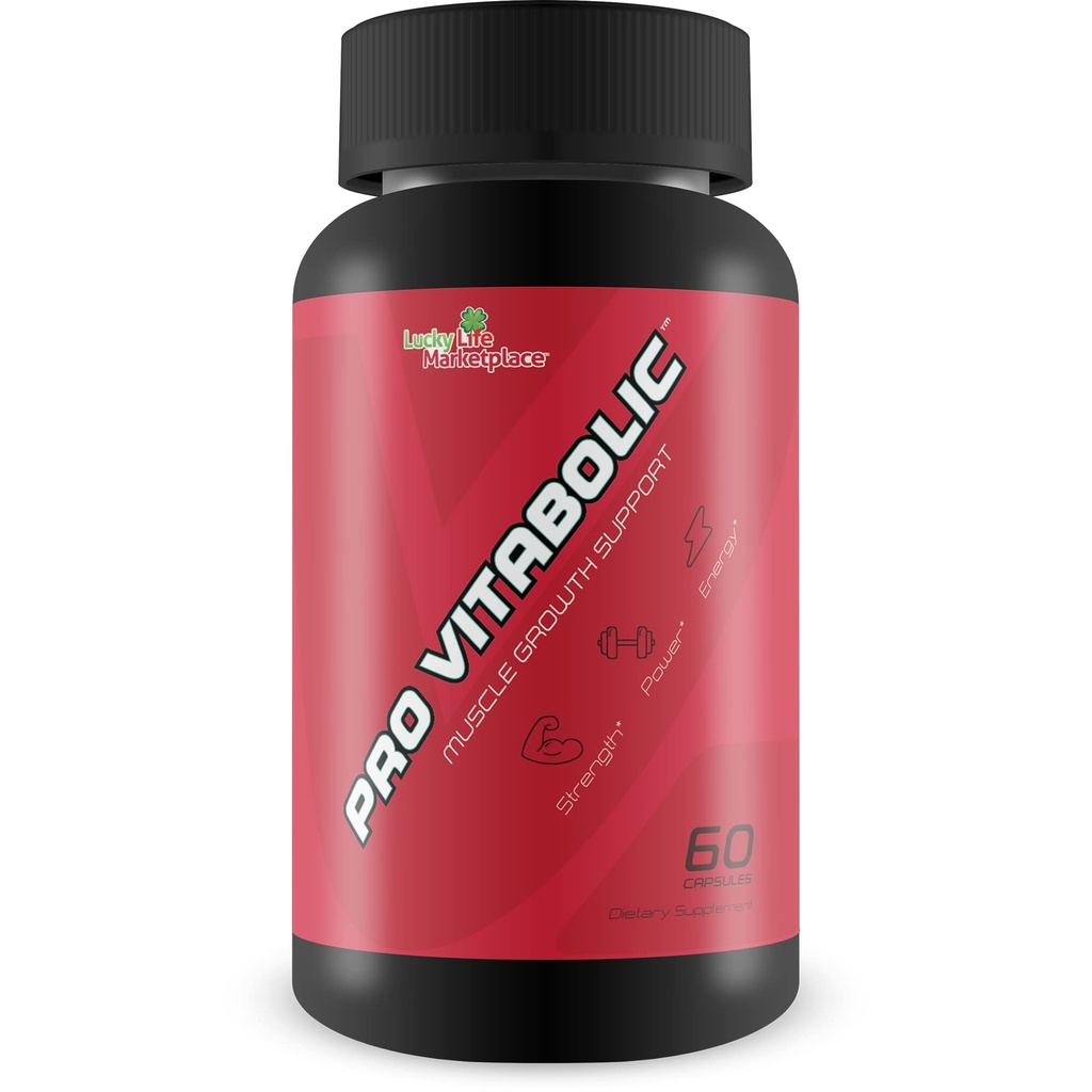Pro Vitabolic - Υποστήριξη της μυϊκής ανάπτυξης - Ενίσχυση της δύναμης, της δύναμης, της σταμίνας, & της ενέργειας - Εκρηκτική αντλία μυών για μεγάλα κέρδη - Βοήθεια Οξυγόνο & Θρεπτικό Παράδοση στους μυς - L-αργινίνη & L-Κιτρουλίνη
