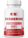 9DSC Berberine Supplement 800 mg - 60 Capsules