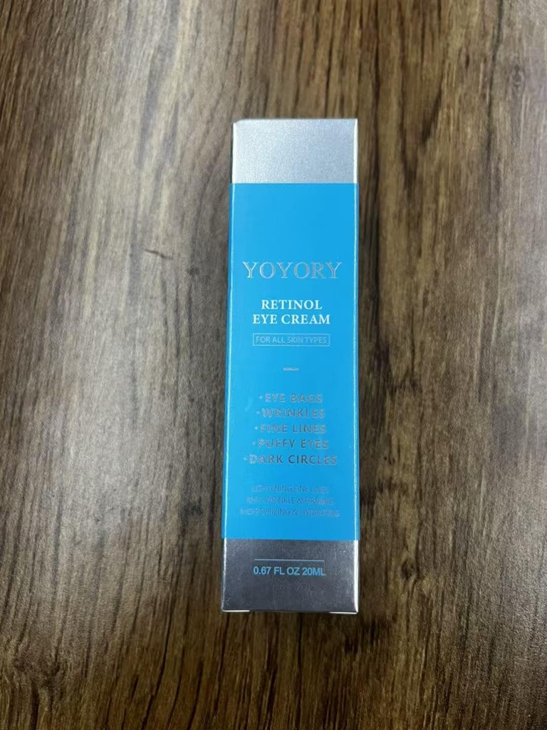 Retinol Under Eye Cream - for Eye Bags, Dark Circles, Puffy Eyes，and Fade Wrinkles, Fine Lines Skin Care Treatment for Women and Men, (0.67 Fl Oz)