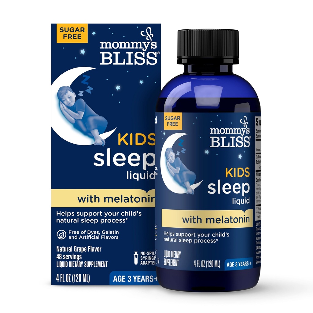 Μαμάς Bliss Kids Sleep Liquid with Melatonin & Calming Herbs 