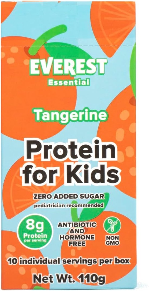 Everest Essential Clear Whey Protein - Tangerine 20g Protein per Serving, απλά προσθέστε στο νερό, το φως και τη δροσιστική, Zero Sugar, χωρίς έλαια
