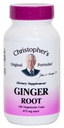 Αρχικές κάψουλες Ginger του Christopher, φυσική υποστήριξη ρίζας Ginger, 100 Veg Caps