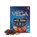 Vega Protein + Recovery, Chocolate – 30g Vegan Protein, Dairy & Gluten Free, Probiotics, NSF Certified, 12 x 1.6 oz Packets (12 Servings)