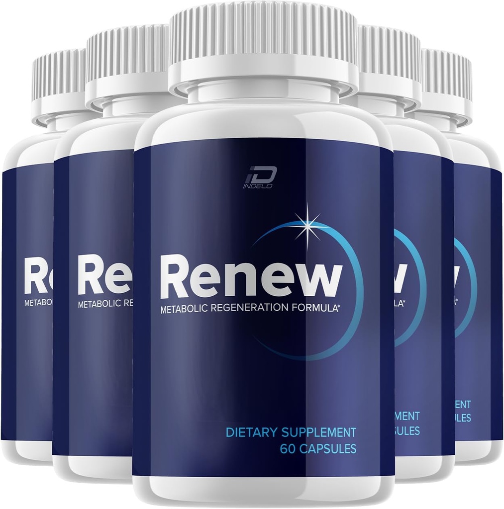 Renew Capsules Supplement, Renew Metabolic Regeneration Formula, Renew Pills, Renew Capsules Reviews, Renew Maximum Strength (5 Pack - 300 Capsules)