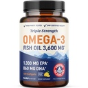 Triple Strength DHA Omega 3 Fish Oil 3600 mg 