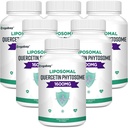 Orgabay Liposomal Quercetin Phytosome 1600 mg, Bromelain 200mg, Zinc 30mg, Βιταμίνη C Turmeric 40 mg, Υψηλότερη απορρόφηση, Quercetin Complex, 360 Softgels