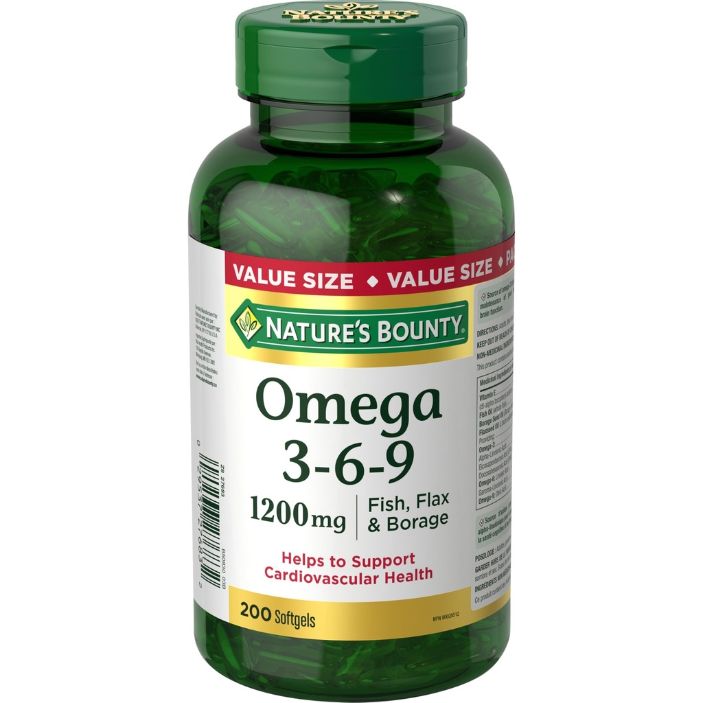 Φύσιγγα Ωμέγα-3-6-9 1200mg 200