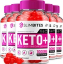 Slim Bites ACV Gummies Supplement - Slimbites Keto + ACV Gummies Apple Cider Vinegar 1000MG, Slim Bites Keto Gummies Reviews, Vitamin B12 (5 Pack - 300 Gummies)