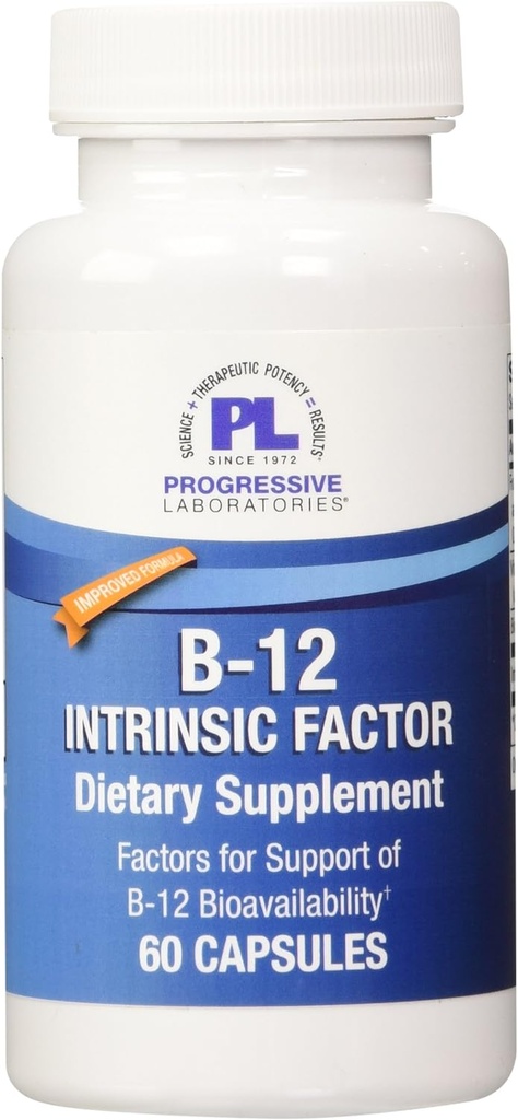 Προοδευτικά Εργαστήρια B-12 Intrinsic Factor Supplement, 60 Count