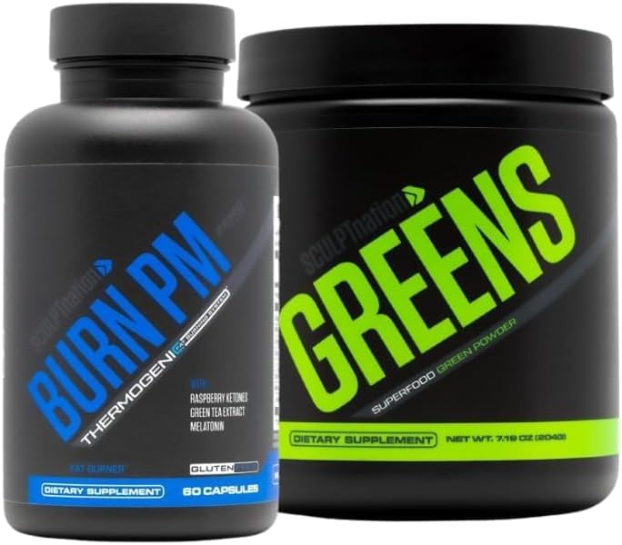 Sculpt Nation by V Shred Burn PM και Premium Greens Bundle