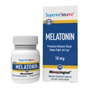 Superior Source Μελατονίνη 10 mg - Συμπλήρωμα Υποστήριξης Υγιούς Ύπνου για Ενήλικες - Μελατονίνη Φόρμουλα με Χαμομήλι Βοηθήματα Χαλάρωση & Ξεκούραστος Ύπνος - 100 Υπογλώσσια Δισκία Διάλυσης