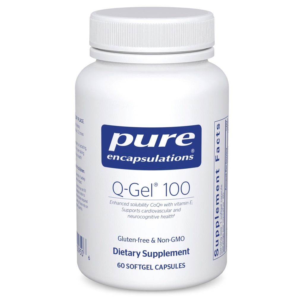 Καθαρές εγκοπές Q-Gel 100 (Υδροδιαλυτές CoQ10) 