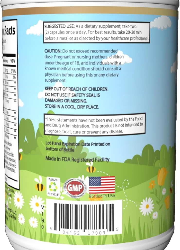 Liver Support - Premium Blend with Milk Thistle, Artichoke, Beetroot & More - Supports Metabolism & Digestive Enzymes - 60 Veggie Capsules - Blended in USA