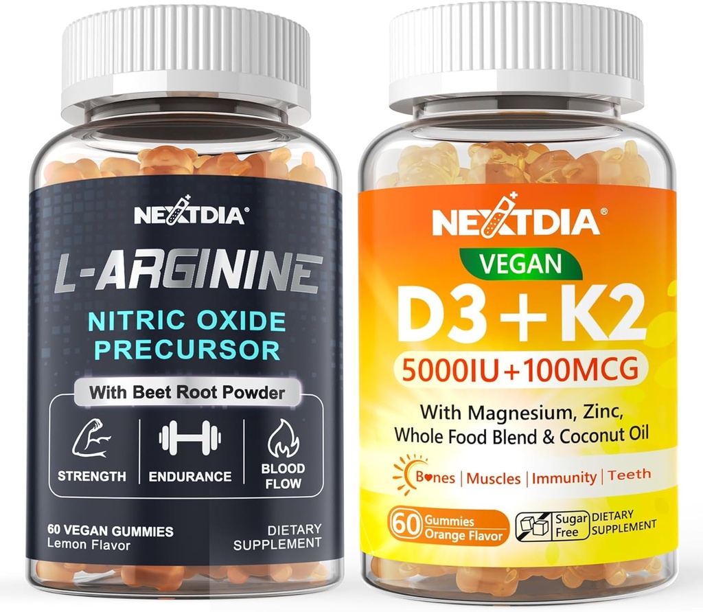 Vitamin D3 K2 + L Arginine Gummies