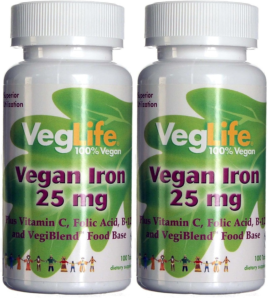 VegLife Vegan Iron 25 mg 
