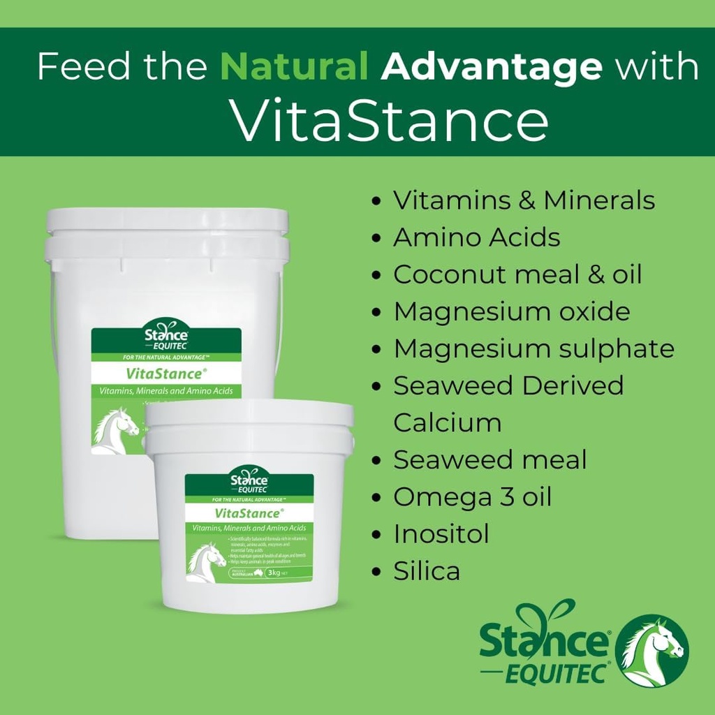 Stance Equitec VitaStance Βιταμίνη, Mineral και Amino Acid Συμπλήρωμα για Άλογα, 28,5 lb