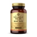 Solgar Vitamin C 500 mg με Rose HIPS, 100 δισκία - Αντιοξειδωτική & Ανοσοποιητική Υποστήριξη - Συνολική Υγεία - Υποστηρίζει Υγιεινό Δέρμα & αρθρώσεις - Μη ΓΤΟ, Vegan, Χωρίς Γλουτένη, Χωρίς Γαλακτοκομικά, Kosher - 100 Σερβιέτες