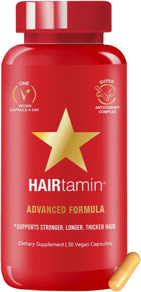 HAIRtamin Vegan Βιταμίνες μαλλιών για ταχύτερη ανάπτυξη 