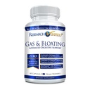 Research Verified Gas and Bloating - Relax Intestinal Muscles, Eliminate Gas Buildup - Artichoke Powder, Ginger, Peppermint Leaf Powder - 60 Capsules - Vegan…