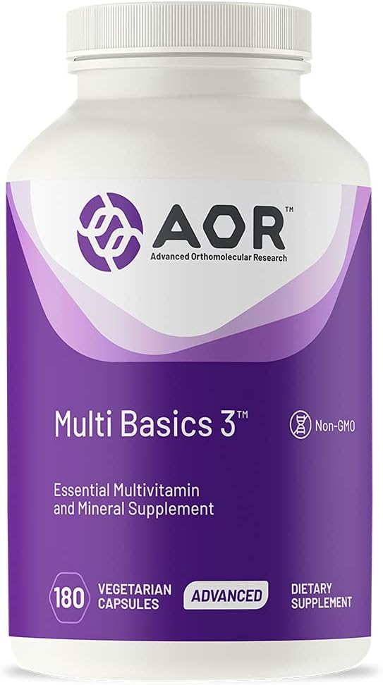 AOR, Multi Basics 3, Απαραίτητη πολυβιταμίνη, πλήρως ισορροπημένη, Multi-Mineral Dietary Supplement (USA Label)