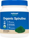 Nutricost Βιολογική σκόνη Spirulina 454 γραμμάρια, 1LB - καθαρό, πιστοποιημένο οργανικό spirulina