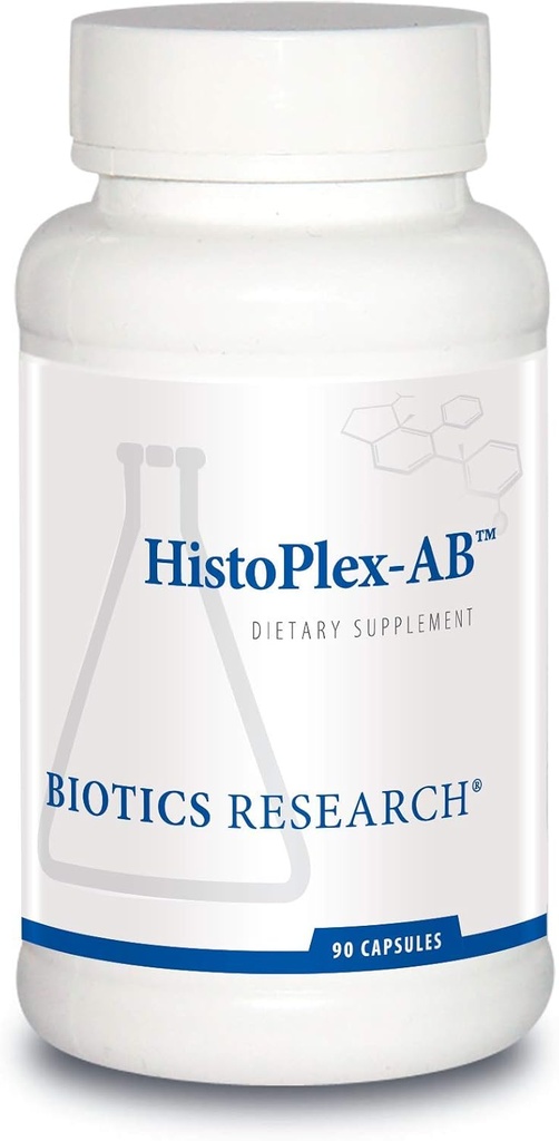 Biotics Research HistoPlex-ABTM– Φυσική Αντι-Ισταμινική, Ανοσολογική Υποστήριξη, Αλλεργία Μπάστερ, Αναπνεύστε Ευκολότερη, Ισχυρή Βοτανική Blend 90 Κάψουλες