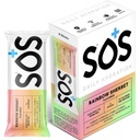 SOS Hydration Electrolyte Powder Sticks | Low Sugar Rapid Hydration | Keto Friendly (8 Servings, Rainbow Sherbet)