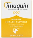 Nutramax Imuquin ανοσοποιητικό συμπλήρωμα υγείας σκόνη για σκύλους και κουτάβια - Με Beta Glucans, θαλάσσια λιπίδια, βιταμίνες και ορυκτά, 30 συσκευασίες