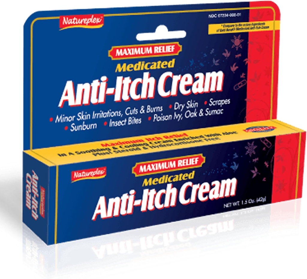 Maximum Relief Medicated Anti-Itch Cream 3 Συσκευασία