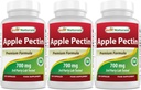 Best Naturals Apple Pectin 700 mg - Διαιτητικές Ίνες - Εντερική Υποστήριξη - 120 κάψουλες (120 Count (Pack of 3))