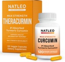 Theracurmin Turmeric Curcumin Supplement, 120 Count, High Absorption Turmeric & Curcumin - Joint Supplement for Men and Women - 42.6X More Bioavailablity