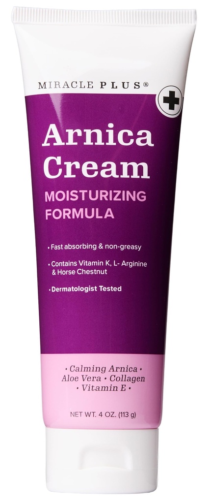 Miracle Plus Arnica Cream Μελανιά ανακούφιση Lotion για τον μελανισμό και το πρήξιμο στο δέρμα 