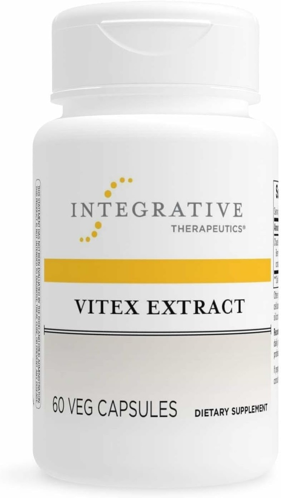 Integrative Pharmaceuticals Vitex Extract - Period Care Supplement for Premenstrual Support* - Εμμηνορρυσιακό Συμπλήρωμα για γυναίκες* - Vegan, Gluten-free & Dairy-Free - 60 Κάψουλες (60 Σερβιέτες)