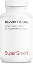 Supersmart - Glucofit 5.3mg ανά ημέρα (Patented & High Strength) - 18% Corosolic Acid Banaba Leaf Extract Supplement 