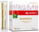 Ελβετία BRAINOMAX 20 Sticks σκόνη, συμπλήρωμα Booster εγκεφάλου, Cherry-Vanilla Γεύση με Citicoline, N-Acetyl-L-Καρνιτίνη, Nootropic Συμπληρώματα εγκεφάλου για τη μνήμη και εστίαση, Γνωστική υποστήριξη