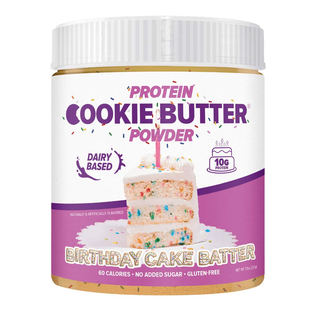 Ευέλικτη διατροφή Lifestyle Πρωτεΐνη Whey Cookie Butter σκόνη - Batter κέικ γενεθλίων 
