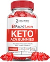 Justified Laboratories Rapid Lean Keto ACV Gummies Advanced Formula 1000MG Rapid Lean Keto Gummies Apple Cider Vinegar Formated with Ρόδι με σκόνη χυμού τεύτλων B12 Vegan Non GMO 60 Gummys