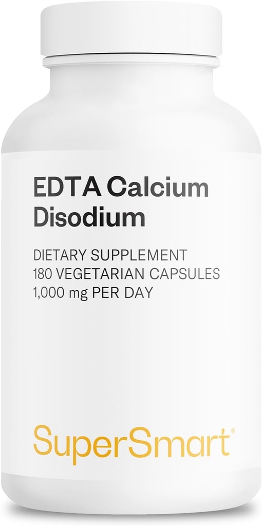 Supersmart - EDTA 1000mg ανά ημέρα - Συμπλήρωμα EDTA ασβεστίου Disodium 