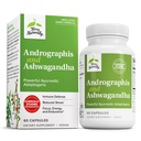 Terry Φυσικά Ανδρογραφία και Ashwagandha - συμπλήρωμα υποστήριξης ανοσοποιητικού συστήματος - Υποστήριξη Ενέργεια & Υγιεινή αντίδραση στρες - Συμπλήρωμα υποστήριξης ενέργειας - 60 κάψουλες (60 εξυπηρετούν)