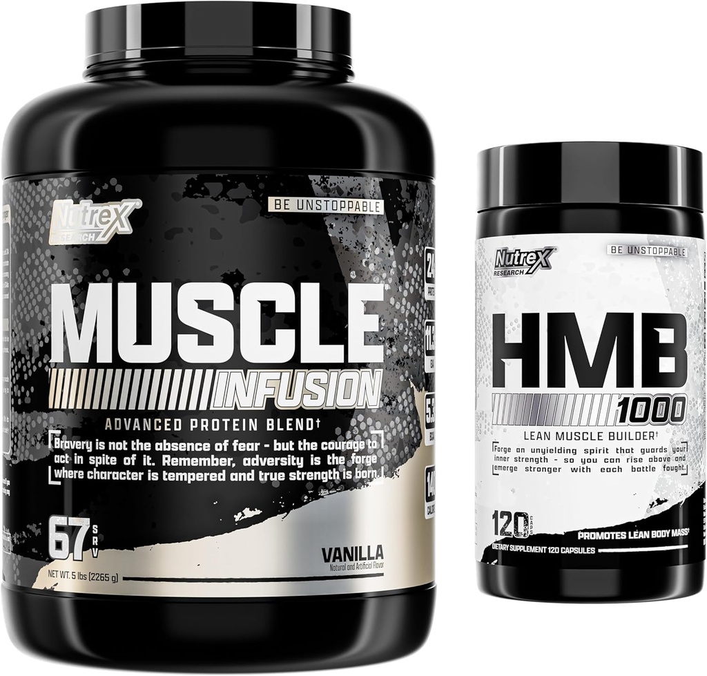 Nutrex έρευνα σκόνη πρωτεΐνης ορού γάλακτος, Vanilla HMB 1000 MG 