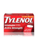 Tylenol Extra Strength Caplets με 500 mg Acetaminophen, Pain Reliever & Fever Reducer, 225 ct
