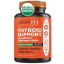 Thyroid Υποστήριξη για τις γυναίκες και το συμπλήρωμα ιωδίου ǀ Ενισχυμένη Απορρόφηση Thyroid Complex για την ενέργεια, Μεταβολισμός, Focus Formula, Χαλάρωση με Ashwagandha, L-Τυροσίνη και Adaptogens Μη ΓΤΟ