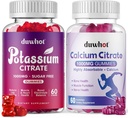 Potassium Citrate 1000mg Gummies Calcium Citrate 1000mg Gummies，Support Leg Cramp, Bone & Muscle Health