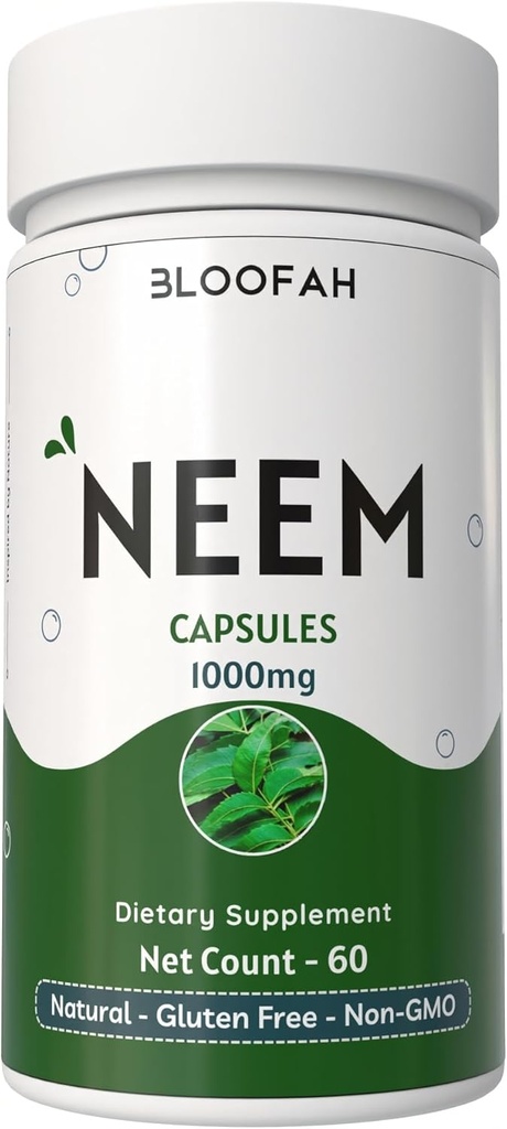Neem Leaf Κάψουλες 1000mg σκόνη 