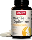 Jarrow Formulas Μαγνήσιο Βελτιστοποιητής - 200 δισκία - Υποστηρίζει την υγεία των οστών και τη λειτουργία των μυών - Άσκηση & αντοχή Οφέλη - Περιλαμβάνει Ταυρίνη, P5P & βιταμίνη B6 - 100 Υπηρεσίες