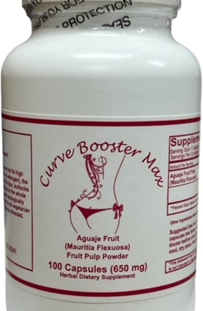 Curve Booster Max Pure Aguaje Κάψουλες για γυναίκες και Transgender 650 mg USA Made