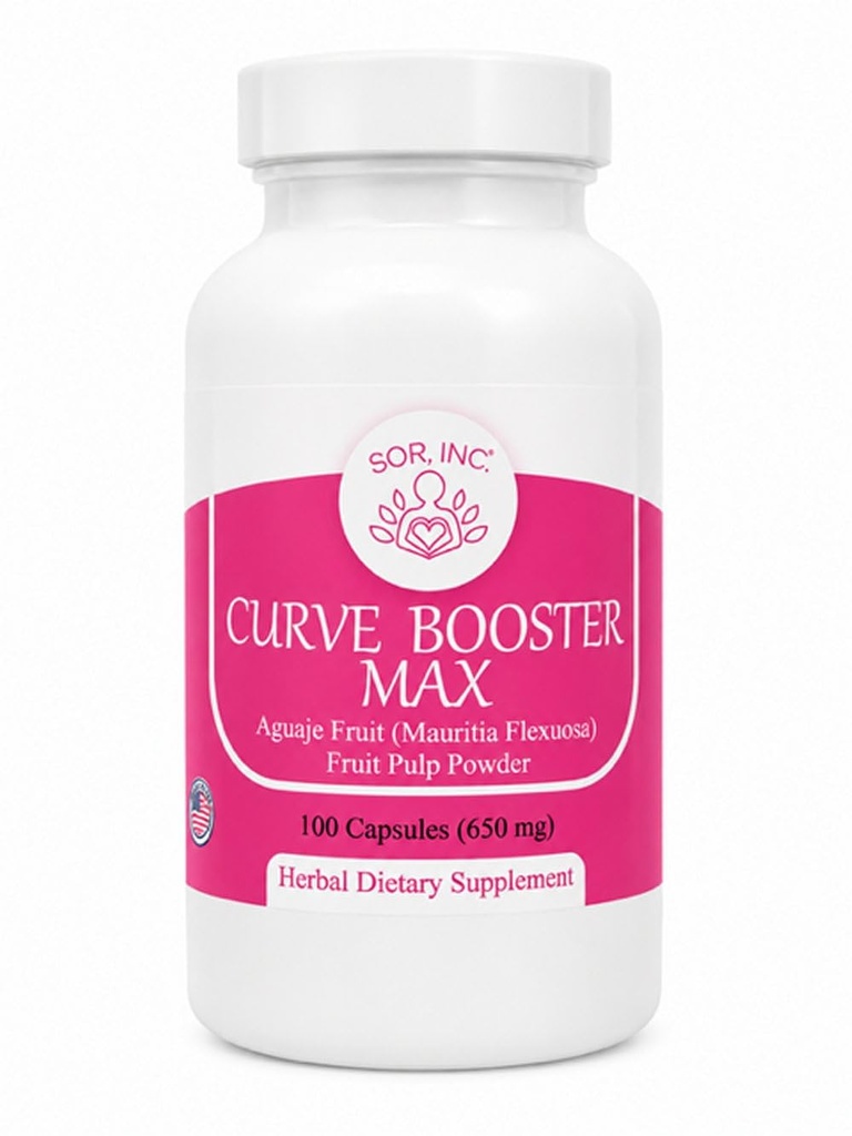 Curve Booster Max Pure Aguaje Κάψουλες για γυναίκες και Transgender 650 mg USA Made