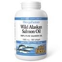 Φυσικοί παράγοντες Wild Alaska Salmon Oil παρέχει Omega-3, EPA, DHA & βιταμίνη D, υποστηρίζει τον εγκέφαλο και την καρδιά υγεία, 180 Softgels