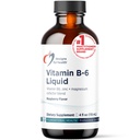 Σχέδια για την υγεία Βιταμίνη Β6 Liquid - 50mg B6 με Χηλικό μαγνήσιο + συμπλήρωμα ψευδαργύρου - Απορροφήσεις Εύκολα + Μεγάλη Γεύσεις Βατόμουρο (24 μερίδες / 4 Fl Oz)