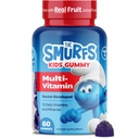 Smurfs Kids Multivitamin Gummies | Multivitamin Gummies for Kids with 15 Vitamins & Minerals | Made with Real Fruit | Doctor Developed | Non-GMO and No Artificial Flavors or Colors | 60 Gummies